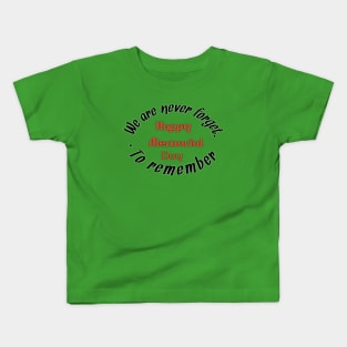 Memorial day Kids T-Shirt